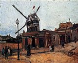 Le Moulin de la Galette by Vincent van Gogh